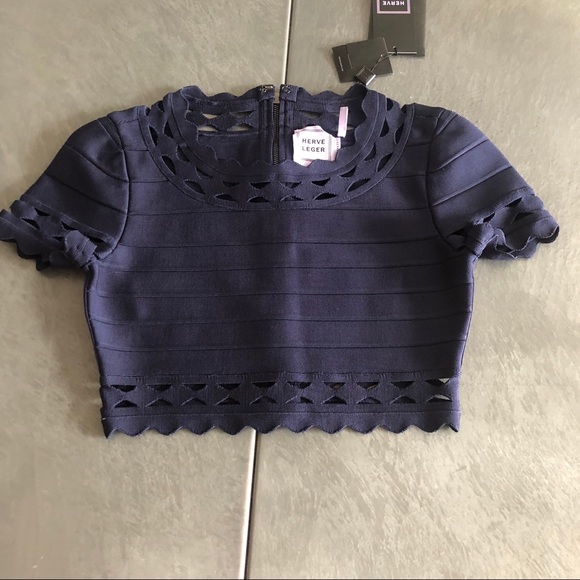 Herve Leger crop top - Picture 6 of 8